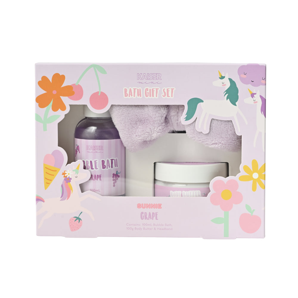 Sunnie Series Bath Gift Set 3pk - GRAPE